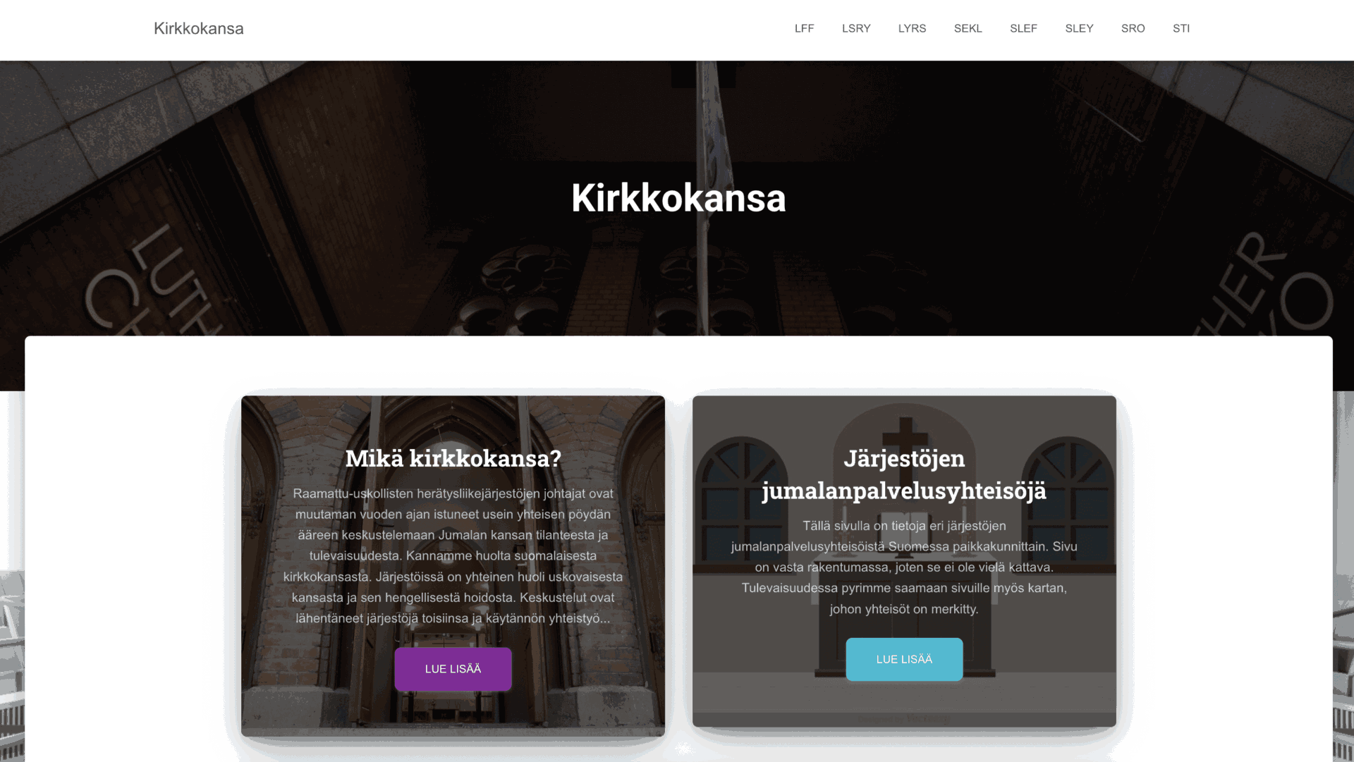 Featured image for “Kirkkokansan verkkosivut avattiin”