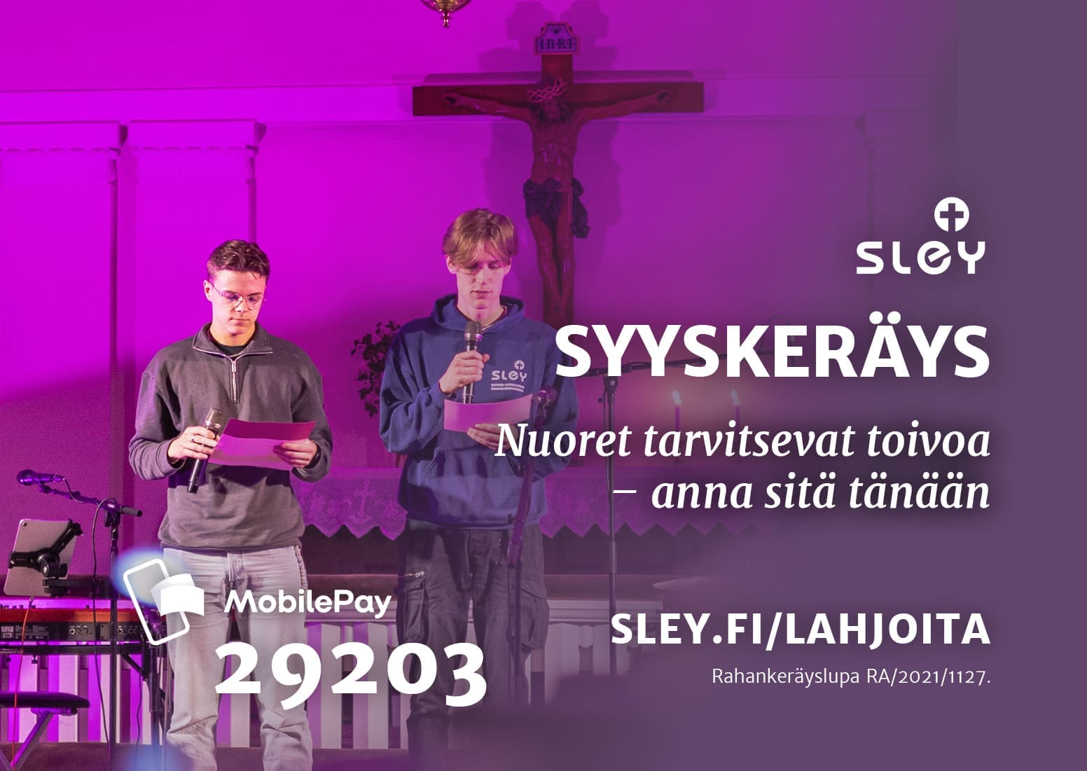 Featured image for “Syyskeräys 2025: 15-vuotiaan elämästä kolmasosa poikkeusaikaa – Anna toivoa tänään”
