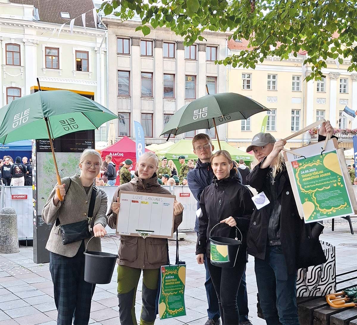 Featured image for “EO:n aktiolaiset veivät toivoa Tarttoon ”